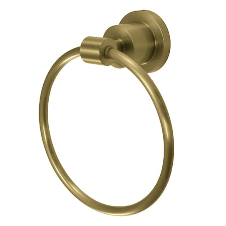 Kingston Brass BA8214BB Towel Ring, Brushed Brass BA8214BB